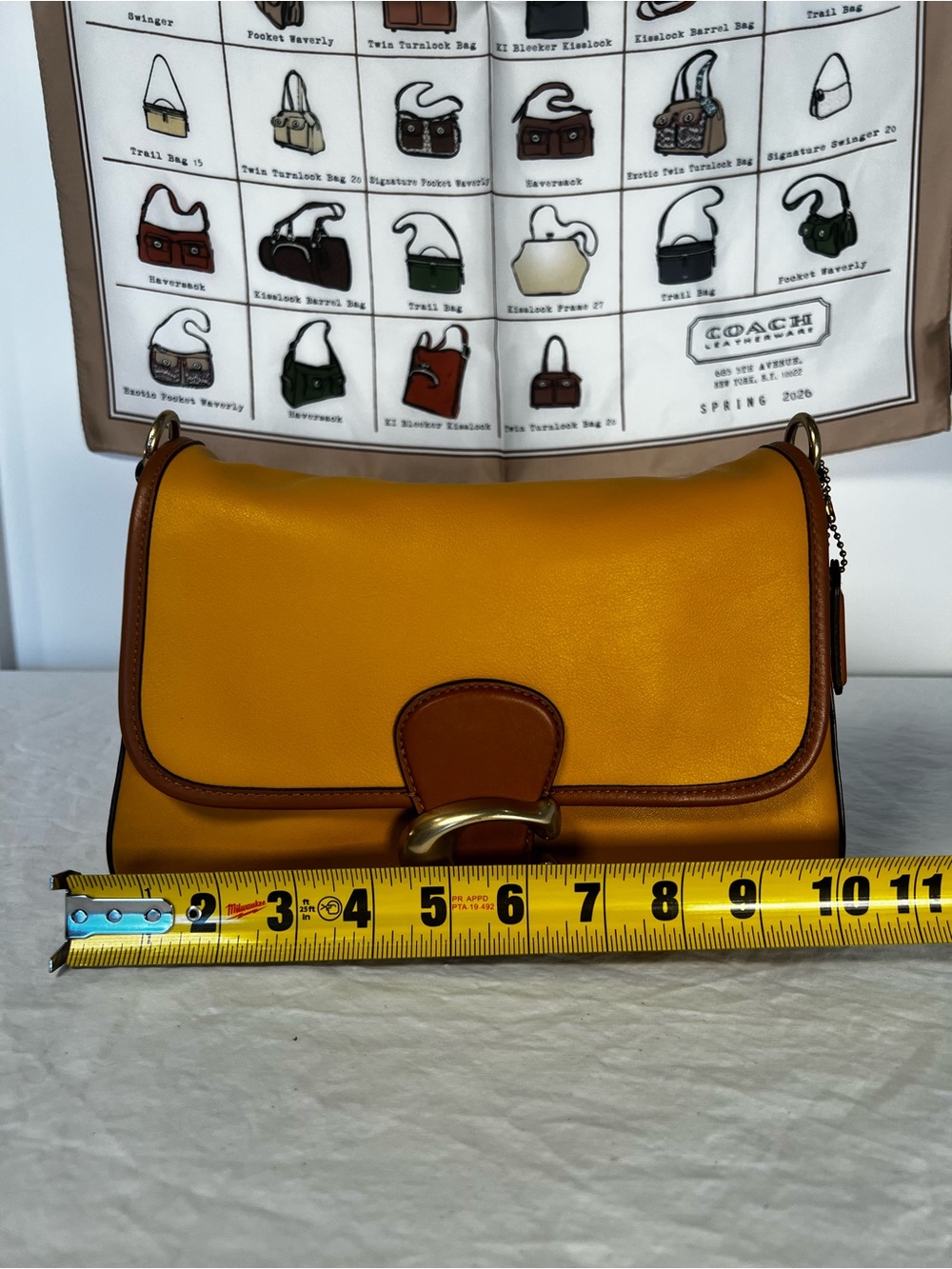 Coach Soft Tabby Shoulder Bag in Colorblock - Retail Line C5261 - Picture 11 of 12